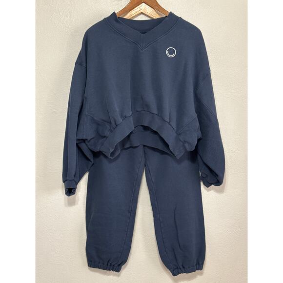 For Days Sweatpants (S) and Shirt (L) Recycled Double Textured Oversized Casual - Picture 1 of 16